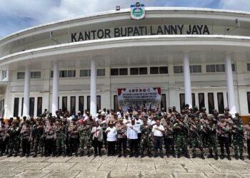 Polres Lanny Jaya Gelar Apel Kesiapsiagaan Menghadapi Bencana Hidrometeorologi