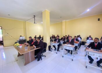 Jajaran Direktorat Reserse Polda Papua Barat Ikuti Pembukaan Digbangpers Online Dari Bareskrim Polri