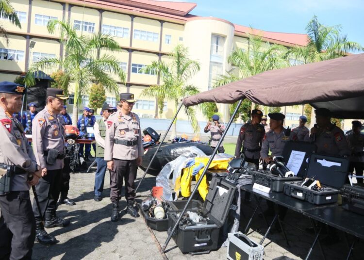 Polda Papua Barat Gelar Apel Pasukan Tanggap Darurat Bencana Hidrometereologi