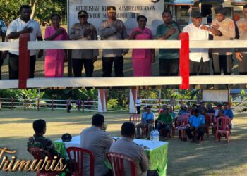 Kunjungan Kerja Kapolres Mambereramo Raya Ke Pospol Sawai dan Polsek Mamberamo Hilir kab. Mamberamo Raya