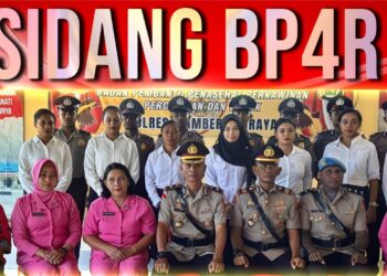Sidang Badan Pembantu Penasehat Perkawinan Perceraian dan Rujuk (BP4R) di Polres Mamberamo Raya