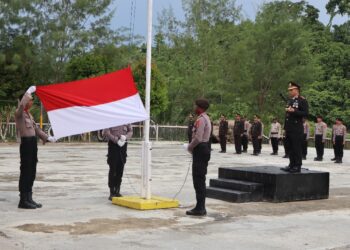Kapolres Sarmi Pimpin Upacara Hari Pahlawan, Teguhkan Semangat Generasi Penerus