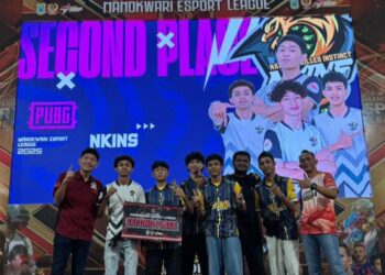 Kabid Humas Polda Papua Barat Hadiri Penutupan Manokwari Esport League 2025