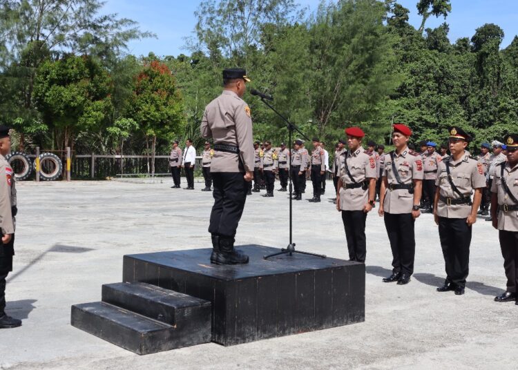 Kapolres Sarmi Pimpin Sertijab, Kasat Reskrim dan Kapolsek Pantai Timur Resmi Berganti