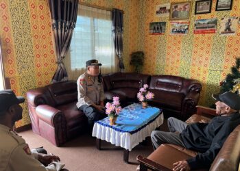 Sambang Kapolsek Wamena Kota, Pastikan Keamanan dan Ketertiban Masyarakat