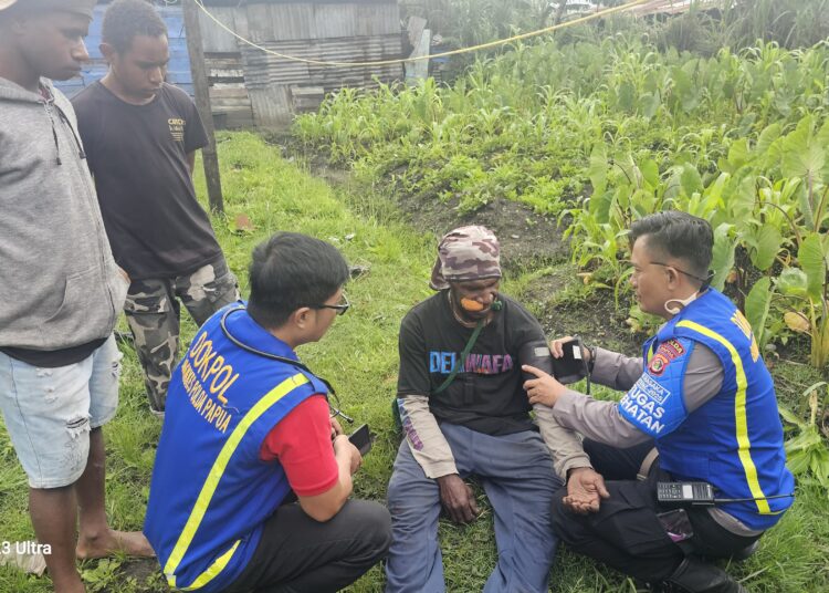 Polres Jayawijaya Berikan Pelayanan Kesehatan Peduli Kemanusiaan di Wamena