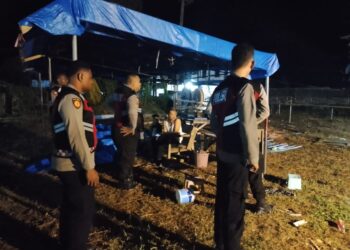 Patroli Perintis Sat Samapta Polres Sarmi Sisir Wilayah Kota Sarmi, Wujudkan Situasi Aman dan Kondusif