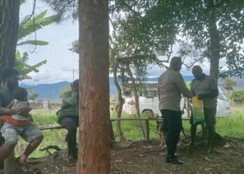 Polsek Wamena Kota Jalin Komunikasi Kamtibmas dengan Tokoh Gereja Pisugi