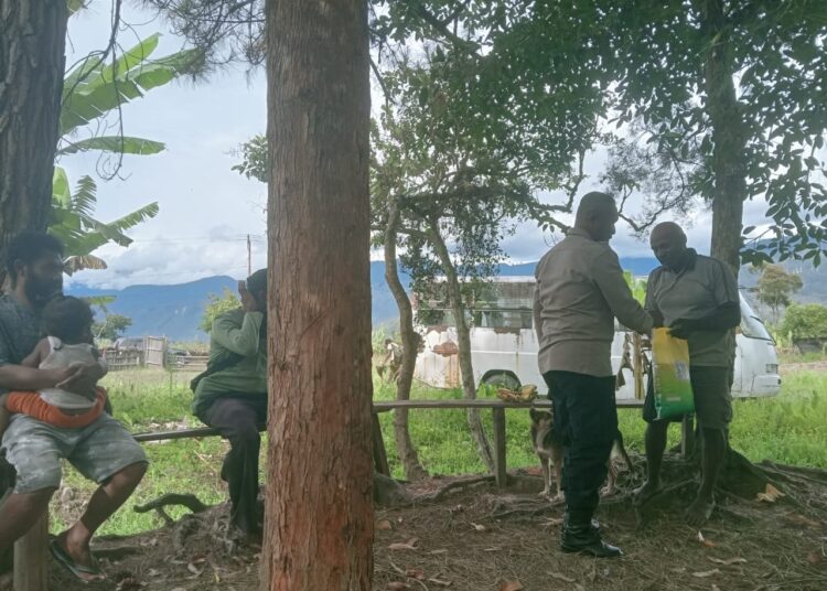 Polsek Wamena Kota Jalin Komunikasi Kamtibmas dengan Tokoh Gereja Pisugi