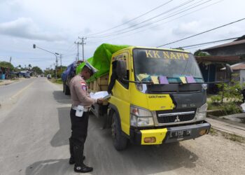 Sat Lantas Polres Sarmi Gencarkan Edukasi Keselamatan pada Hari ke-11 Ops Zebra Cartenz 2025