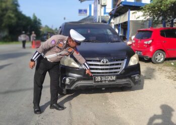 Ops Zebra Cartenz Hari ke-12, Satlantas Polres Sarmi Intensifkan Pengawasan Lalu Lintas