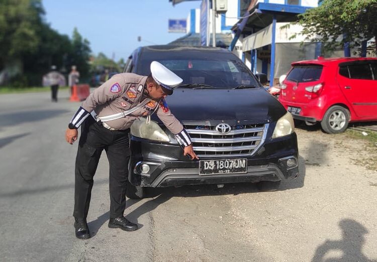 Ops Zebra Cartenz Hari ke-12, Satlantas Polres Sarmi Intensifkan Pengawasan Lalu Lintas