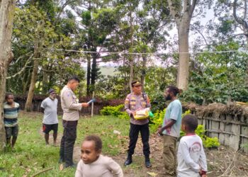Kapolsek Bolakme Laksanakan Sambang Tokoh Pemuda di Kampung Lani Timur