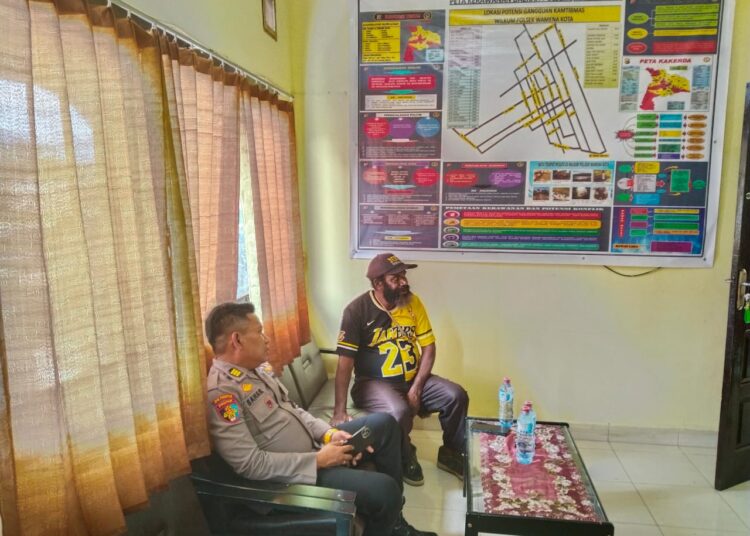 Kapolsek Wamena Kota Pastikan Keamanan Misa Perdana dan Syukuran Imam Baru di Paroki Bunda Maria Pikhe