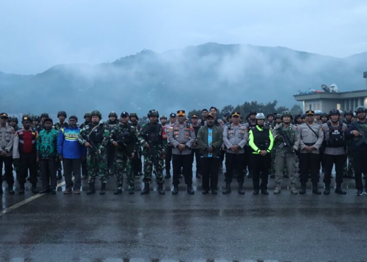 Apel Gelar Pasukan Dalam Rangka Harkamtibmas Menjelang 01 Desember 2025