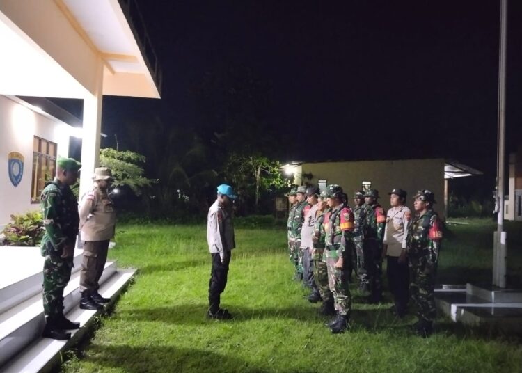 Polsek Jajaran Polres Sarmi Intensifkan Patroli Gabungan Antisipasi Kalender Kamtibmas Jelang 1 Desember