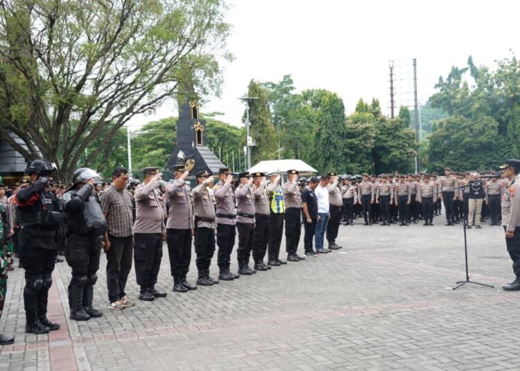 Polda Jateng Siapkan Pelayanan Humanis Saat Hadapi Aksi Unjuk Rasa Buruh di Gubernuran