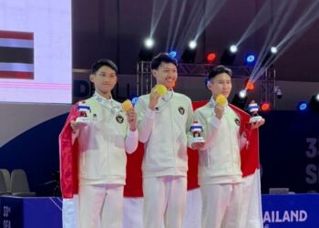 Atlet Taekwondo Indonesia, Letda Inf Alfi Sumbang Emas Perdana untuk Indonesia di SEA Games 2025 Thailand
