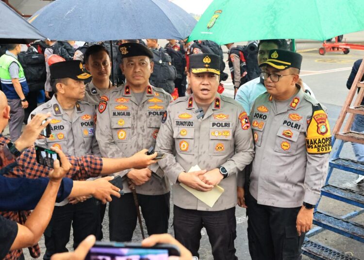 Mabes Polri Berangkatkan 219 Personel dan Bantuan Logistik untuk Mitigasi Bencana Alam di Sumatera Utara