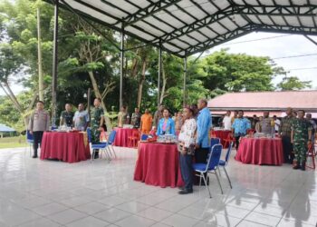 Kapolres Sarmi Hadiri Kegiatan Komsos Bersama Pemkab di Makodim 1712/Sarmi