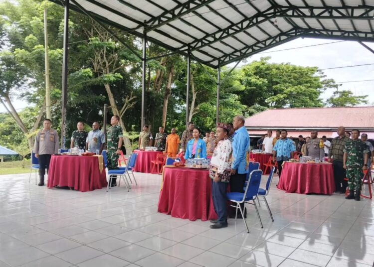 Kapolres Sarmi Hadiri Kegiatan Komsos Bersama Pemkab di Makodim 1712/Sarmi
