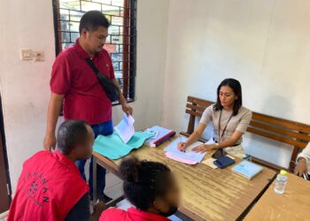 Sat Resnarkoba Polres Sarmi Kirim Dua Pelaku Kasus Ganja ke Kejaksaan dengan Barang Bukti