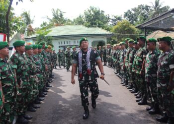 Upacara Pisah sambut di Makodim: Letkol Inf. Dewa Made DJ, Resmi Komandan Kodim 1310/Bitung