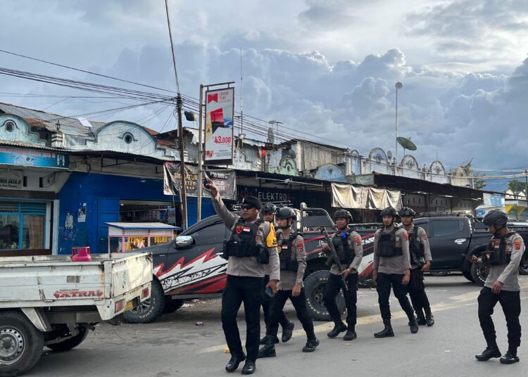 Polres Jayawijaya Hadir Menjaga Keamanan kota Wamena