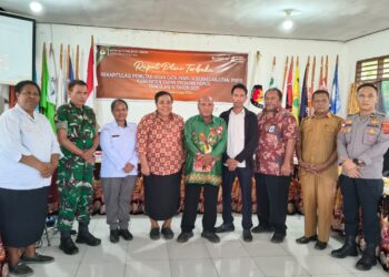 Polres Sarmi Ikuti Rapat Pleno Terbuka Rekapitulasi Data Pemilih Berkelanjutan Triwulan IV Tahun 2025