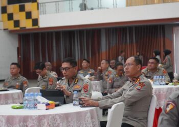 Polda Papua Barat Gelar Apel Kasatwil Dipimpin Langsung Kapolda Papua Barat