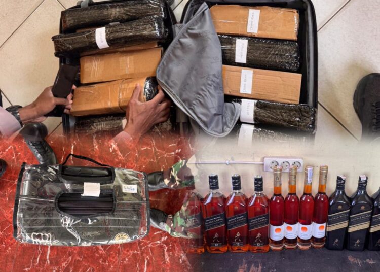 Polres Jayawijaya Amankan Koper Berisi Minuman Beralkohol di Bandara Wamena
