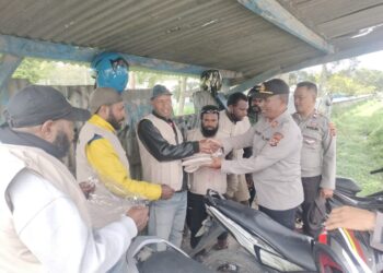 Polres Jayawijaya Sambangi Pangkalan Ojek