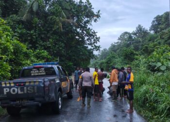 Sejumlah Wilayah Terendam, Polsek Pantai Timur Kerahkan Anggota Pantau Dampak Banjir