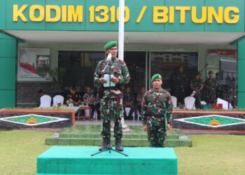 Perkuat Kebangsaan Generasi Muda, Kodim 1310/Bitung Gelar Persami KKRI