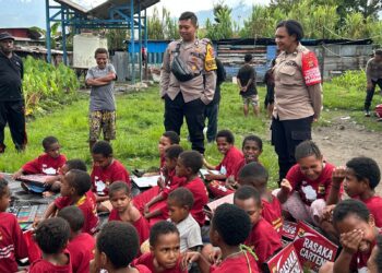 Subsatgas Si Ipar Operasi Rasaka Cartenz 2025 Polres Jayawijaya Gelar Polisi Pi Ajar di Wamena