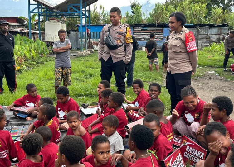 Subsatgas Si Ipar Operasi Rasaka Cartenz 2025 Polres Jayawijaya Gelar Polisi Pi Ajar di Wamena