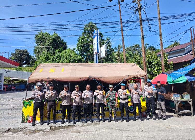 Operasi Lilin Mansinam 2025 Resmi Dimulai, Polres Fakfak Dirikan Pos Pam dan Pos Yan untuk Jamin Keamanan Nataru