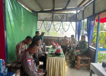 Kapolres Sarmi Tinjau Pengamanan Perbankan dan Pos Pam Operasi Lilin Cartenz 2025