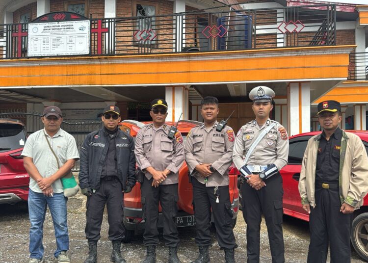 Polres Jayawijaya Amankan Ibadah Natal di Gereja Bethel Indonesia Bethany Wamena