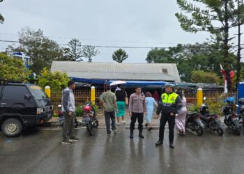 Polres Jayawijaya Kawal Ketat Ibadah Natal di Gereja Katolik Kristus Jaya Wamena