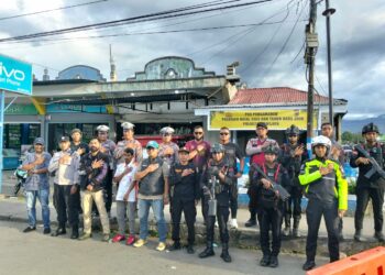 Pengamanan Ops Lilin 2025, Arus Lalin Wamena Aman dan Lancar