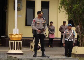 Polres Jayawijaya Gelar Upacara Korps Raport Kenaikan Pangkat Periode 1 Januari 2026
