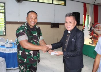 Tebar Sukacita dan Damai Natal, Dandim 1310/Bitung Merayakan Natal Bersama