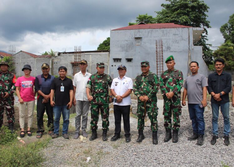 Percepat Progres Pembangunan, Danrem 131/Stg Tinjau KDKMP di Wilayah Kodim 1310/Bitung