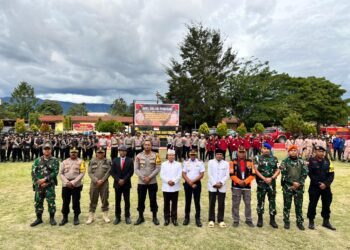 Polres Jayawijaya Gelar Apel Pasukan dan Doa Lintas Agama Sambut Tahun Baru 2026