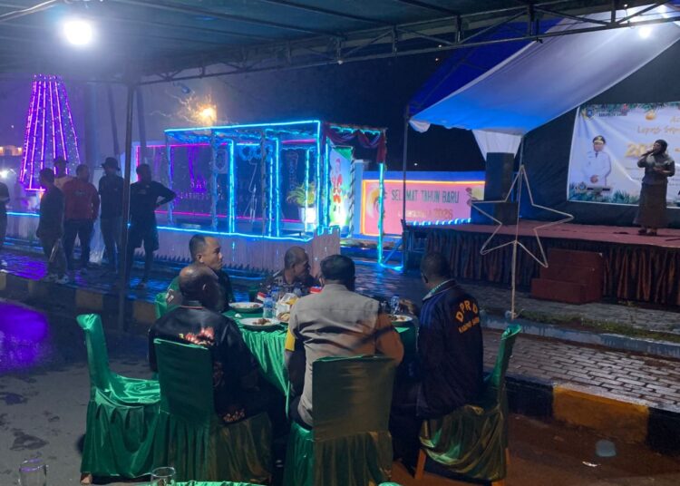 Kapolres Sarmi Bersama Forkopimda Hadiri Lepas Sambut Tahun Baru 2025–2026