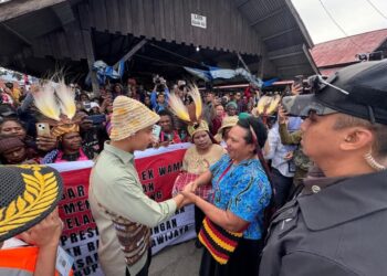 Tinjau Pasar Potikelek Wamena, Wapres Dukung Peran Mama-Mama Penopang Ekonomi Keluarga