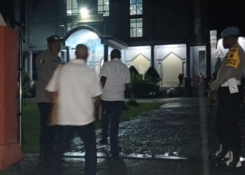 Pengamanan Ibadah Malam Akhir Tahun 2025 di Gereja GKI Effata Kasonawrja