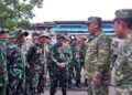 Cepat Tanggap. Pangdam XIII Merdeka Mayjen TNI Mirsa Agus, S.I.P, Berangkatkan Personel ke Sitaro