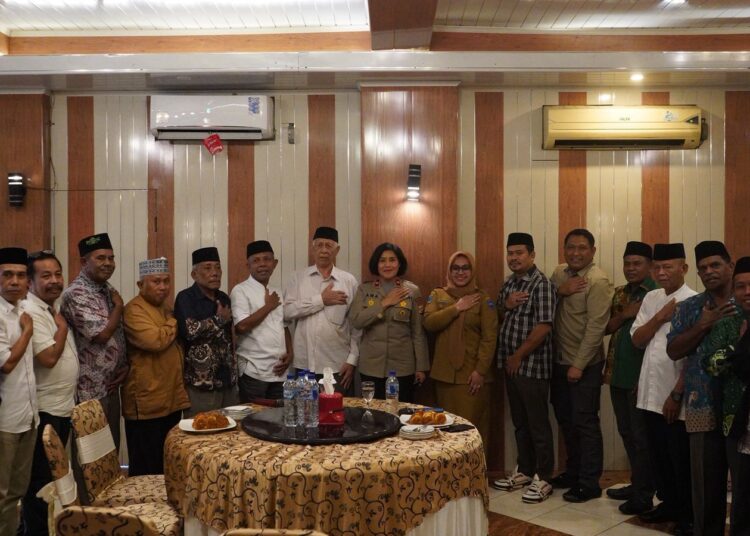 Silaturahmi Wakapolda Papua Barat dan Dir Intelkam Polda Papua Barat Bersama PWNU Provinsi Papua Barat